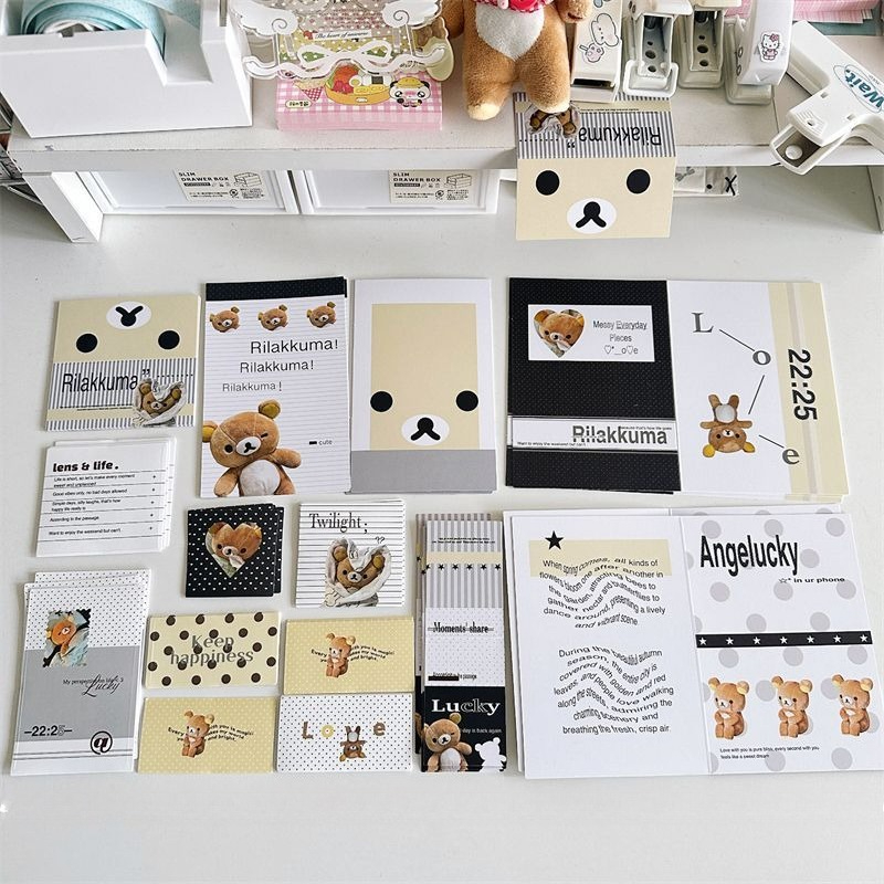 Phone Accessories Background - Rilakkuma Journal Dekorationspapierkarten Kawaii Bär Scrapbook