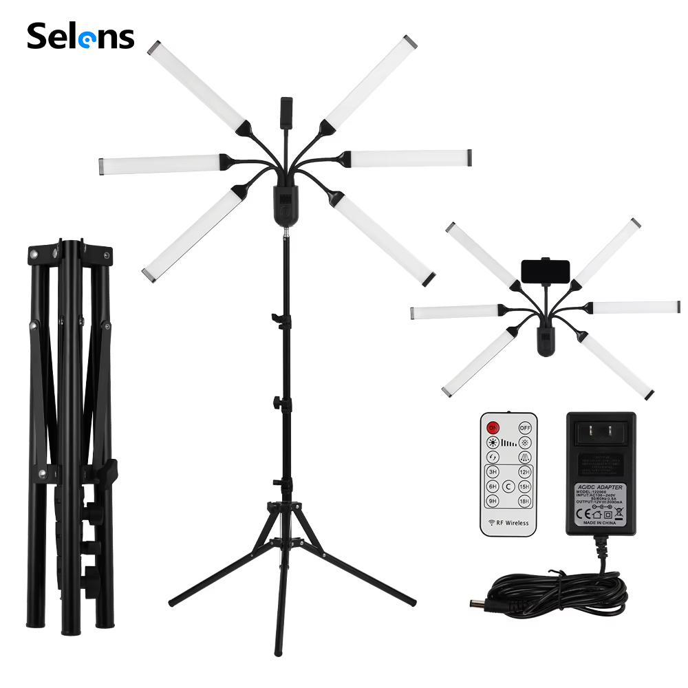 Led Strip Selfie - Selens 2/4/6-Arm-LED-Röhrenlicht Lange Streifen Fülllicht 3200-5600K