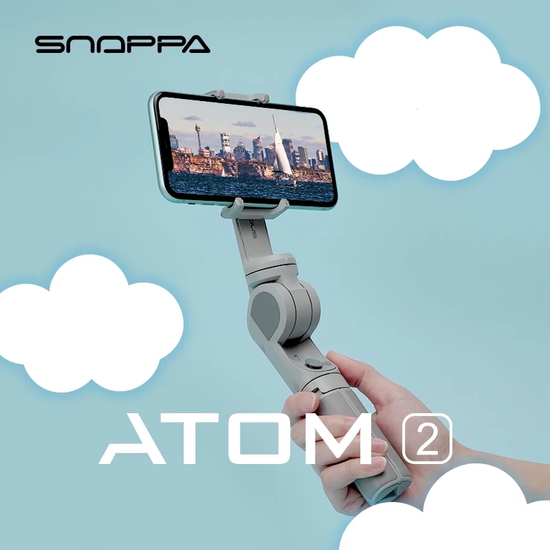 Selfie Stick Tripod - Snoppa ATOM2 3-Achsen-Handstabilisator Gimbal Wireless Blue-tooth