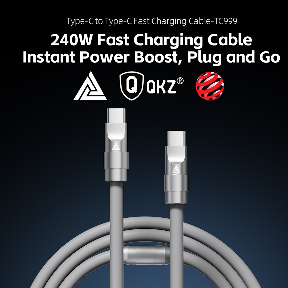 Fast Charging Cable - QKZ 1/1,5/2m Schnellladekabel TC999 240W Typ