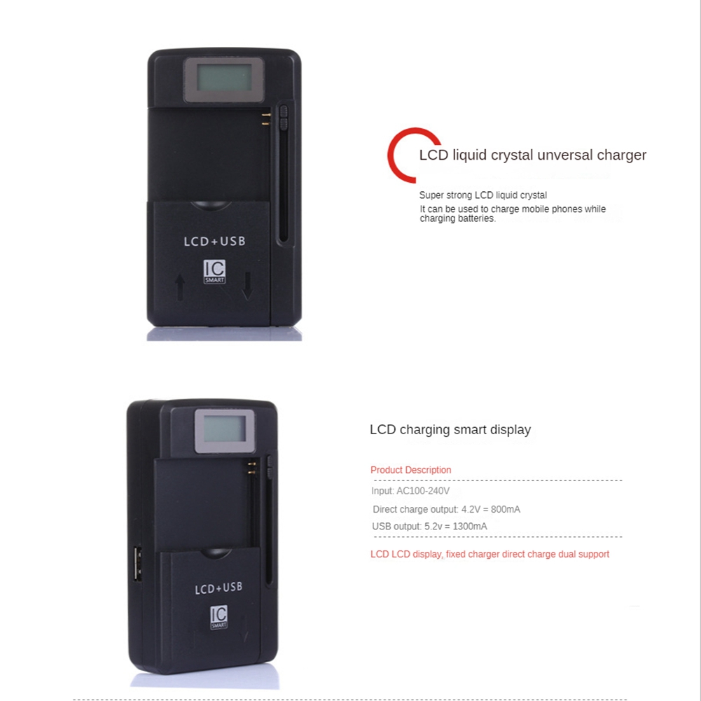 Phone Accessories Kit - 4,2 V Mobile Universal Batterie Ladegerät