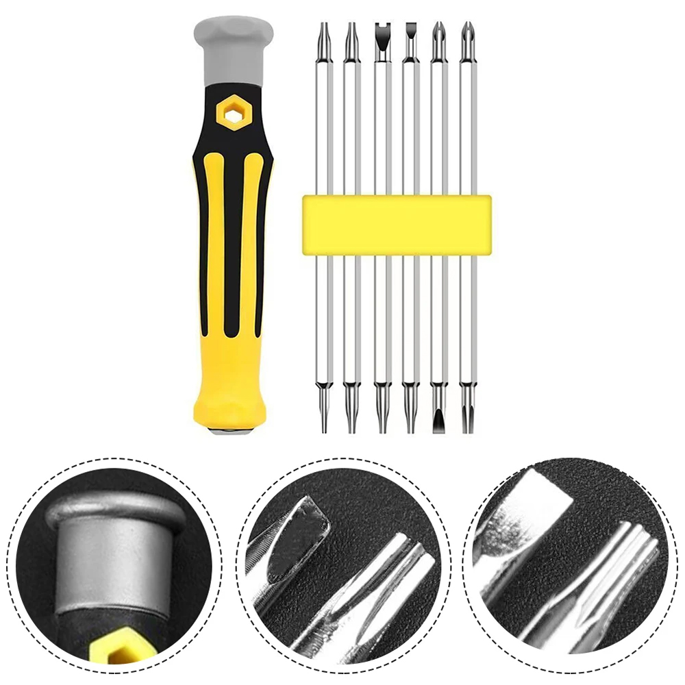 Phone Accessories Kit - 12-in-1 Multifunktionaler Schraubendreher-Satz mit Öffnungswerkzeugen in