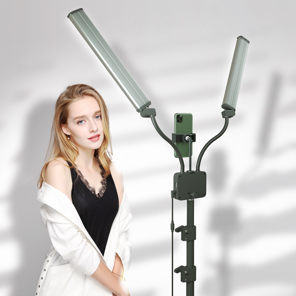 45w LED Video Licht Doppel arm – Led Strip Selfie Bewertung und Preis