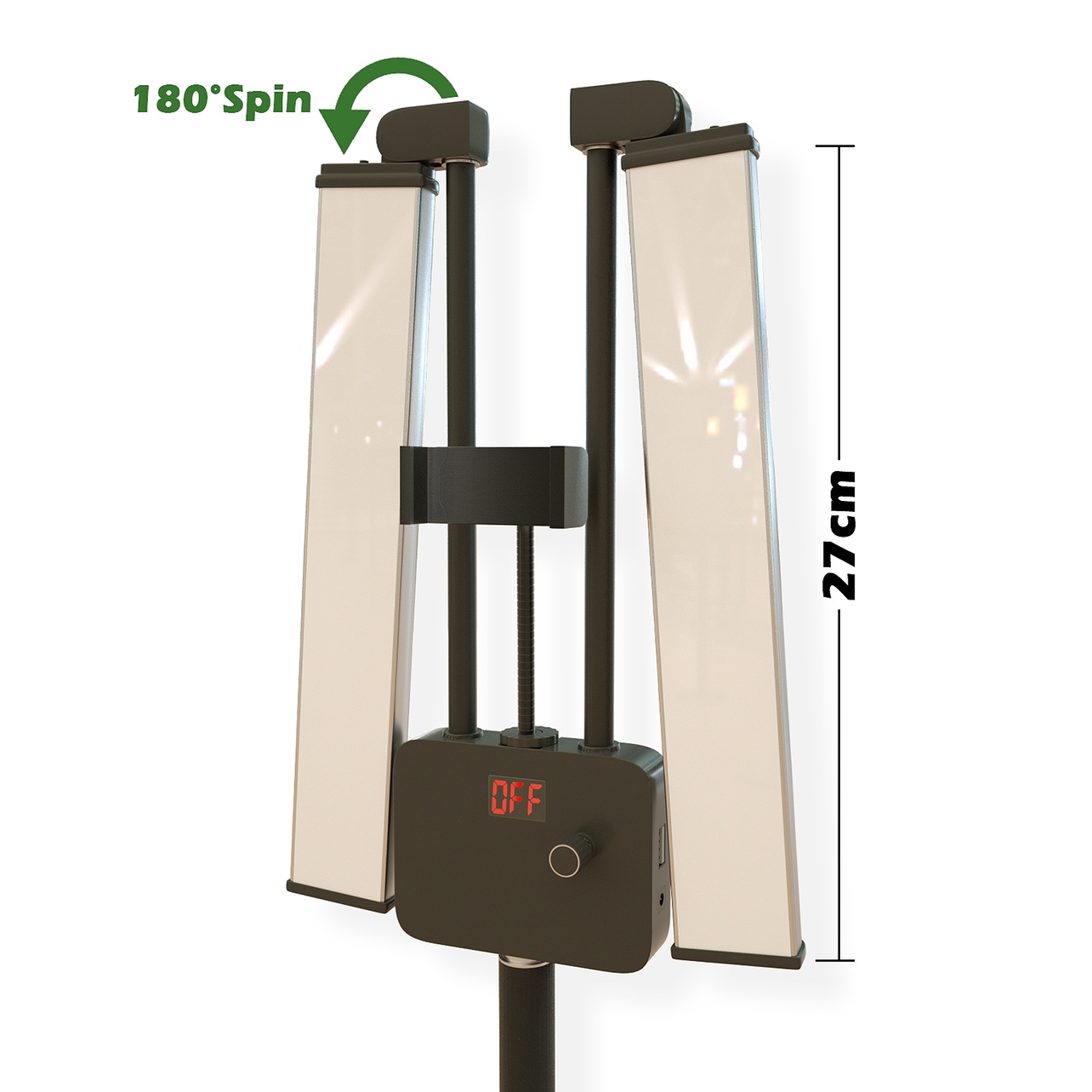 45w LED Video Licht Doppel arm – Led Strip Selfie Bewertung und Preis