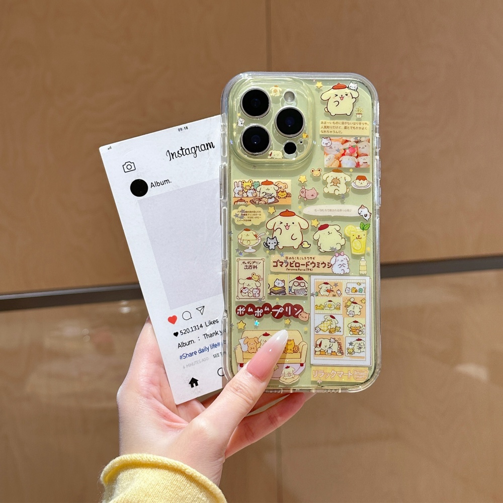 Niedliche Gelbe Stern-Glitzer- – Yellow Phone Accessories Bewertung und Preis