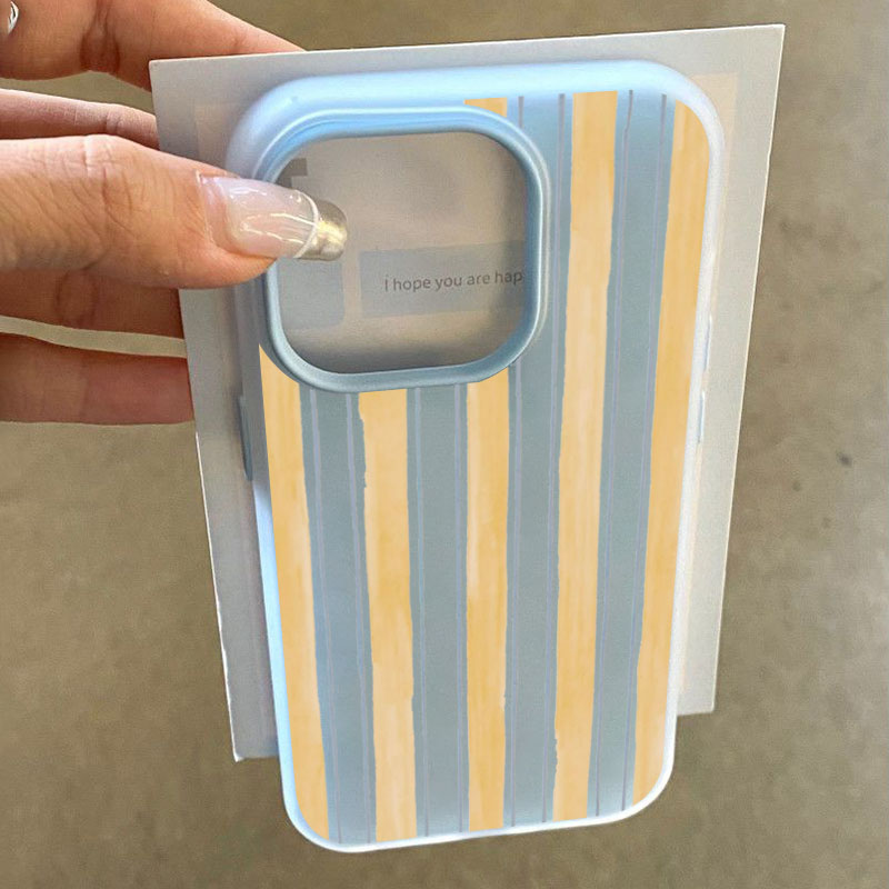 Stilvolle gelb gestreifte Hand – Yellow Phone Accessories Bewertung und Preis