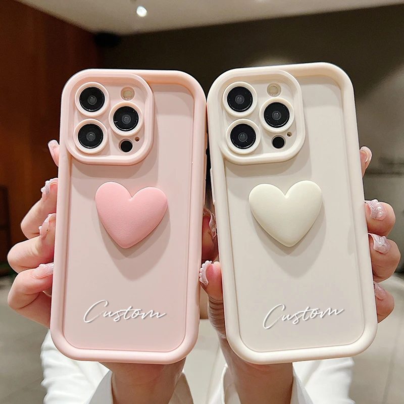 Personalisierte, süße Herz-Hül – Phone Accessories Names Bewertung und Preis