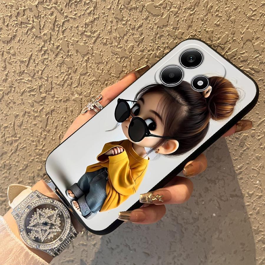 Cartoon-Mädchen-Muster Handyhü – Xiaomi Phone Accessories Bewertung und Preis