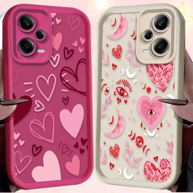 Rosa Herzförmige Handyhülle fü – Xiaomi Phone Accessories Bewertung und Preis