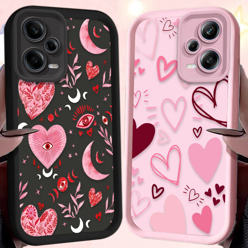 Rosa Herzförmige Handyhülle fü – Xiaomi Phone Accessories Bewertung und Preis