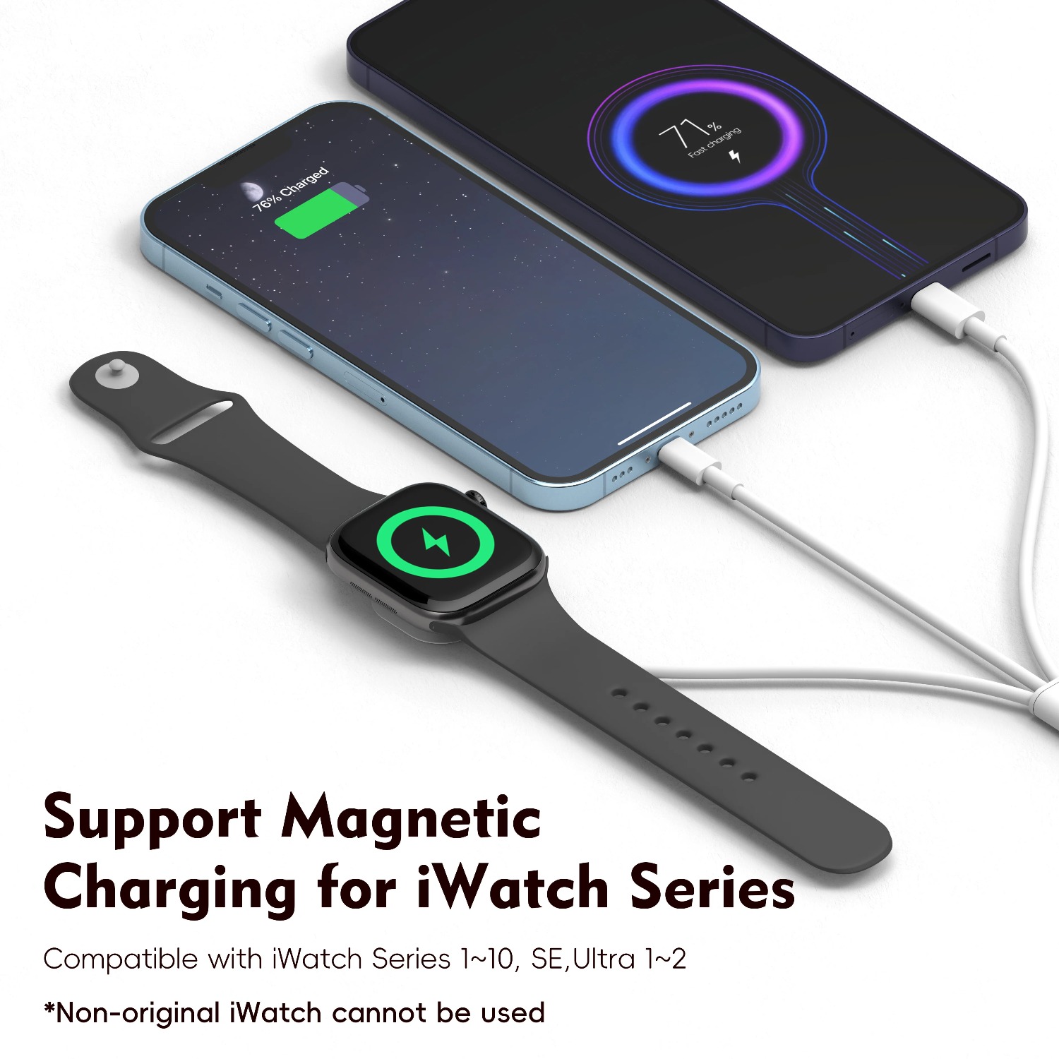 3-in-1 Magnetisches Uhren-Lade – Fast Charging Cable Bewertung und Preis