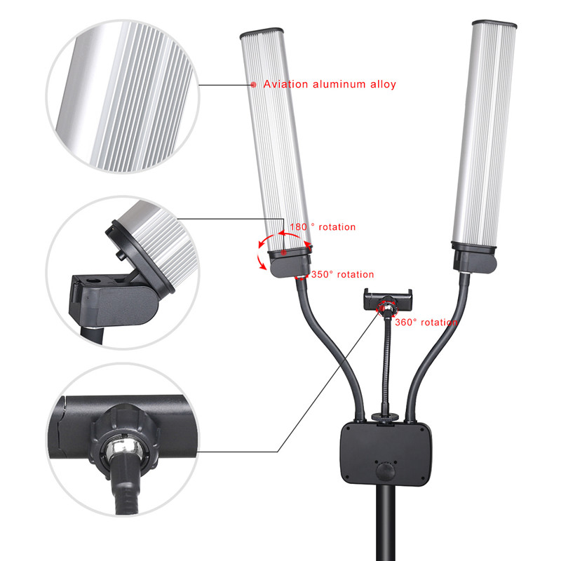 Doppel arme LED füllen Licht F – Led Strip Selfie Bewertung und Preis