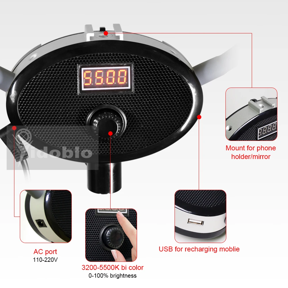 3000K-5600K 50W/80W Fotostudio – Led Strip Selfie Bewertung und Preis