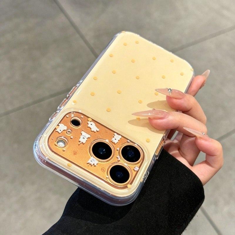 Modische Niedliche Gelbe Polka – Yellow Phone Accessories Bewertung und Preis