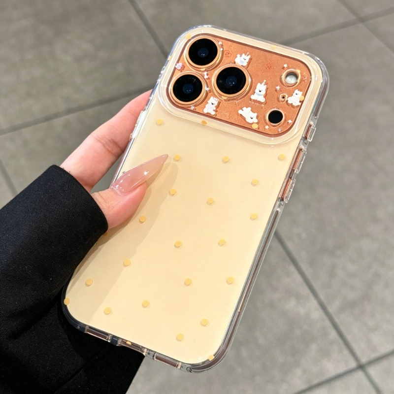 Modische Niedliche Gelbe Polka – Yellow Phone Accessories Bewertung und Preis