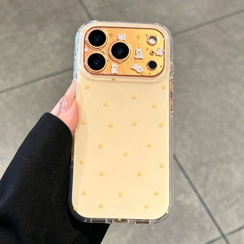 Modische Niedliche Gelbe Polka – Yellow Phone Accessories Bewertung und Preis