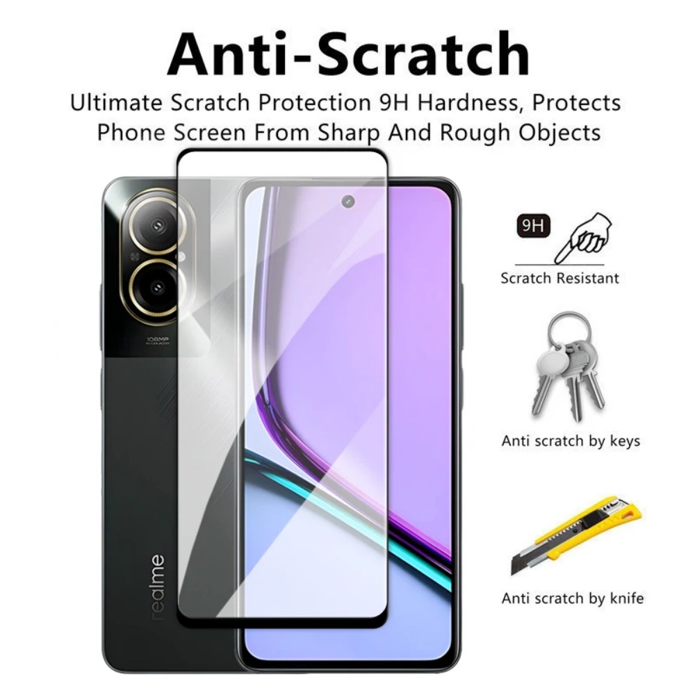 4 in 1 gehärtetem Glas für Rea – Realme C67 Bewertung und Preis